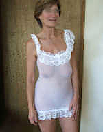 Eine sexuell attraktive Lady im reiferen Alter